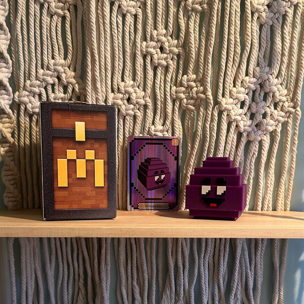 The Minecraft Movie McDonalds Grimace Egg